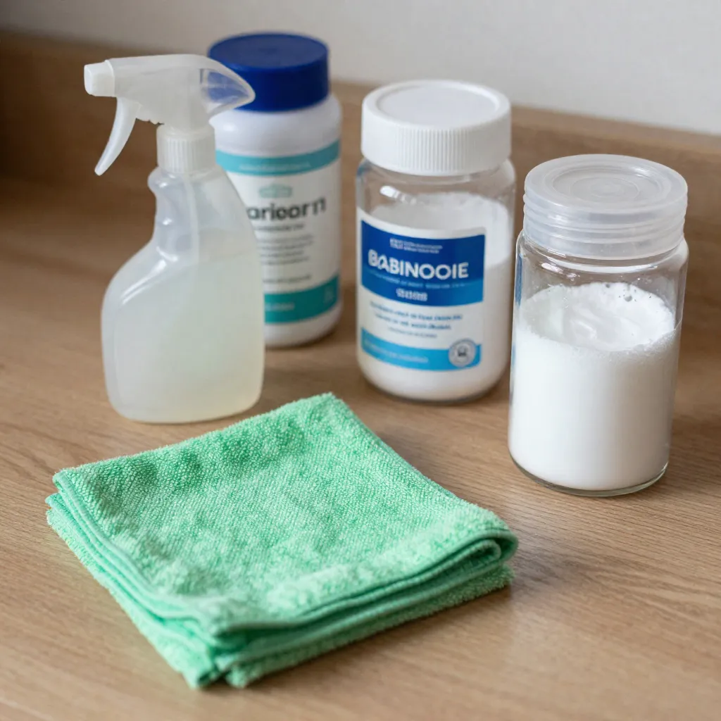 Surface cleaning mixture preparation